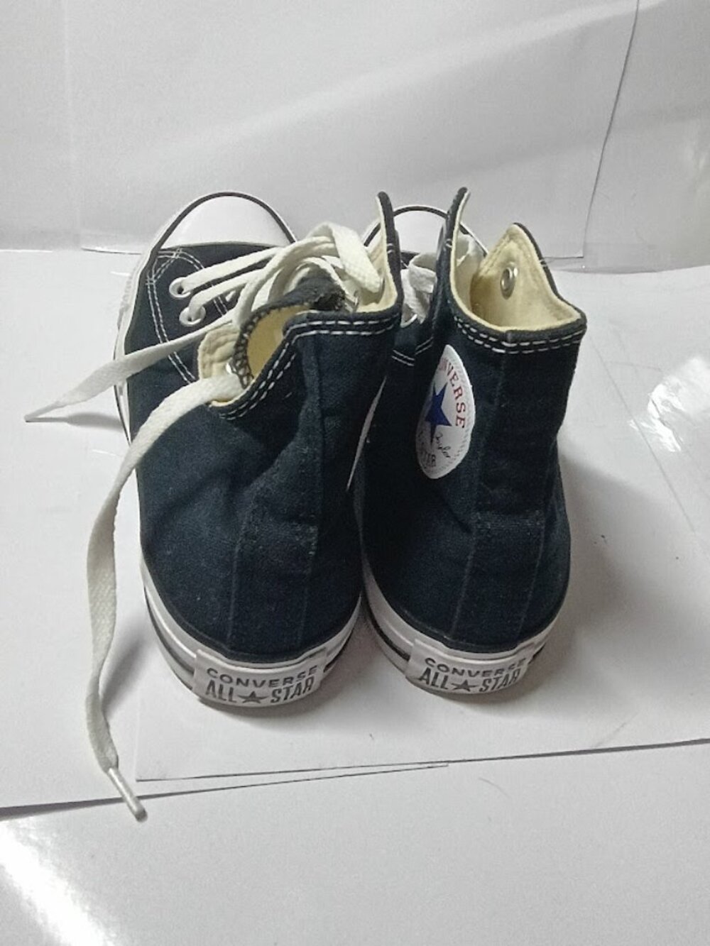 Converse Chuck Taylor All Star Black White High Top Men's 4 Women’s 8 - Picture 3 of 10